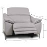 Felicia Electric Reclining Armchair Leather BX