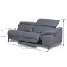 Felicia Modular 3 Seater With 1 Electric Recliner Arm RHF Leather BX