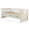 Vipack Fritz 3 Drawer Captain Single (90cm) Bedstead White Measurements