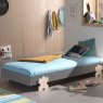Vipack Modulo Single (90cm) Bedstead With Puzzle Legs Grey Lifestyle