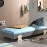 Vipack Modulo Single (90cm) Bedstead With Puzzle Legs Grey Lifestyle