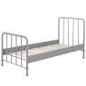 Bronxx Single (90cm) Bedstead Metal Rainy Grey