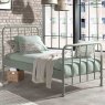 Vipack Bronxx Single (90cm) Bedstead Metal Olive Green Lifestyle