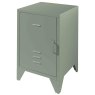 Bronxx 1 Door Bedside Locker Olive Green