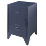 Bronxx 1 Door Bedside Locker Blue