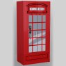 Vipack Telephone Box 2 Door Wardrobe Red Lifestyle