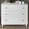 Vipack Billy 3 Drawer Chest of Drawers White Lifestyle