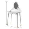 Vipack Billy Dressing Table White Measurements