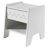 Wynnie 1 Drawer Bedside Locker White