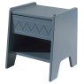 Wynnie 1 Drawer Bedside Locker Blue Bird