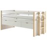 Vipack Margrit 3 Drawer Mid Sleeper White