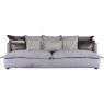 Amilie 4 Seater Sofa Fabric Biarritz Grade 3 WIth Scatter Cushions