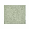 Fable Emeline Knitted Throw 130cm x 150cm Green front