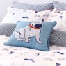 Joules Sleeping Dogs Cushion 45cm x 45cm Multi Coloured lifestyle