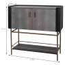 Mindy Brownes Limoges 2 Door Drinks Cabinet Grey Measurements