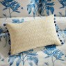 Sanderson Etchings & Roses Cushion 40cm x 60cm Yellow Lifestyle