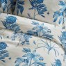 Etchings & Roses Reversible Single Duvet Cover China Blue Close Up