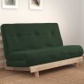 Kobe Double Futon/Sofa Bed Fabric Forest Green Lifestyle