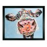 Camelot Funny Cow I 51cm x 63cm Picture By Carolee Vitaletti Black Frame