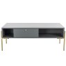 Madrid Coffee Table Grey & Gold