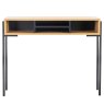 Madrid Console Table Oak & Black