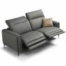 Egoitaliano Gary Electric Reclining 2 Seater Sofa With 2 Electric Recliners Leather Category B