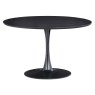 WOOOD Sammy 4 Person Round Dining Table Black