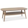 Dansk Coffee Table With Shelf Oak