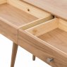 Jenson Console Table Light Oak Detail