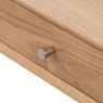 Jenson 1 Drawer Console Table Light Oak Close Up