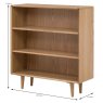 Jenson Low Bookcase Light Oak Measurements