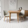 Jenson 2 Person Square Dining Table Light Oak Lifestyle