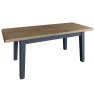 Hayley 6-8 Person Rectangular Butterfly Extending Table Midnight Blue