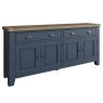 Hayley Extra Wide 4 Door & 2 Drawer Sideboard Midnight Blue