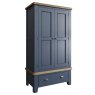 Hayley Double Wardrobe With 1 Drawer Midnight Blue