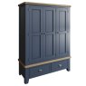 Hayley Triple Wardrobe With 2 Drawers