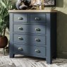 Hayley 3 + 2 Drawer Chest of Drawers Midnight Blue Lifestyle