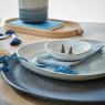 DENBY Kiln Blue Large Organic Platter Lifestyle