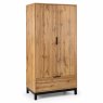 Bali Double Wardrobe With 1 Drawer Oak