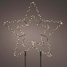 Micro LED Garden Star Warm White 38cm