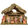 Nativity Set With 8 Figures Multicoloured 29cm