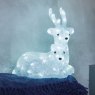 LED Mother Deer & Baby Figure Cool White Lifestyle