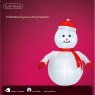 LED Inflatable Snowman Cool White 200cm With Projector Outdoor/Indoor Box