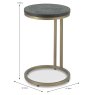 Chevron Sofa/Side Table Peppercorn Oak Dimensions