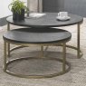 Chevron Coffee Tables/Nest of Tables (2) Peppercorn Oak Lifestyle