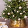 Iron Christmas Tree Ring With Glitter Gold & Silver 61cm Lifestyle
