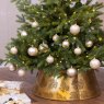 Iron Christmas Tree Ring With Glitter Gold & Silver 61cm Lifestyle