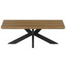 Manhattan Coffee Table Light Walnut Straight On