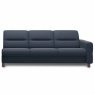 Stressless Fiona Modular 3 Seater Sofa With Upholstered Arm RHF Batick Leather