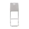 Rimini High Bar Stool Fabric Grey Back